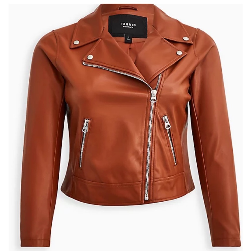 Torrid Faux Leather Jacket NWT 2, 2x, 18-20 Plus